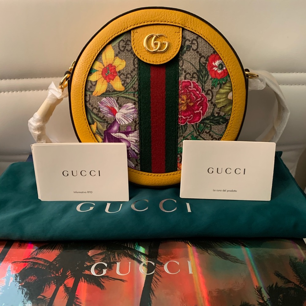 ❌SOLD❌ 💐NWT💐Gucci Ophidia Round Shoulder bag💐